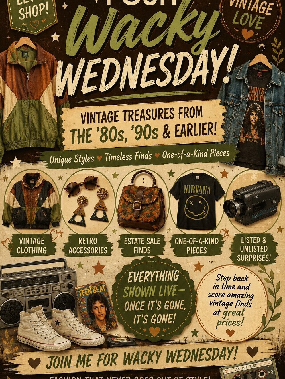 Wacky Wednesday Vintage Day